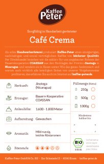 BIO-Cafe Creme Nicaragua